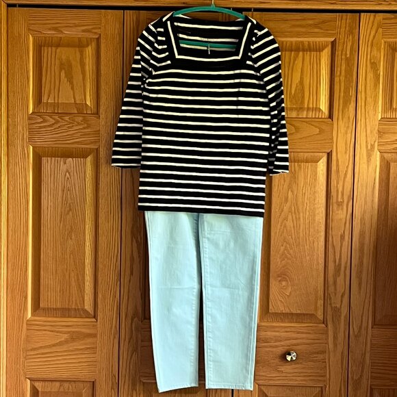 TALBOTS - Slim Ankle Jeans - Sea Salt Blue -- NEW with Tag - Picture 10 of 10